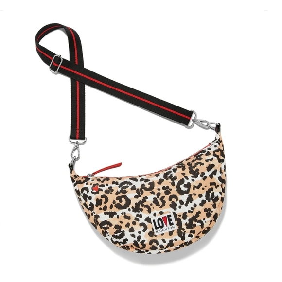 Brighton Spotted Love Slingpack Crossbody with Black & Red Adjustable Strap - Picture 6 of 6